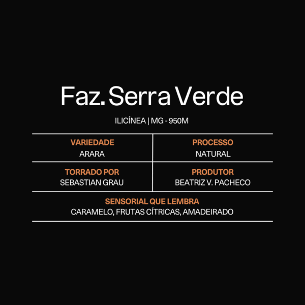 Café 250g- Fazenda Serra Verde - Image 3